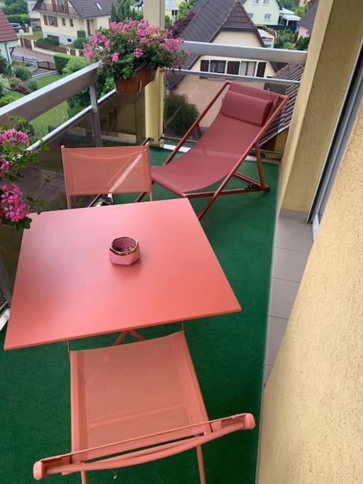 Charmant Appartement 2 Pieces Mundolsheim Bagian luar foto